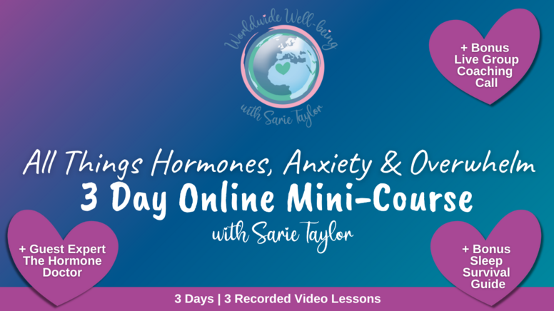 All Things Hormones, Anxiety & Overwhelm | 3 Day Mini Course