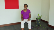 Chair yoga for dementia caregivers