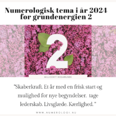 2024 Numerologi - grundenergien 2 - post