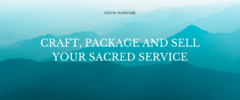 Craft, Package, Sell Sacred Service banner 