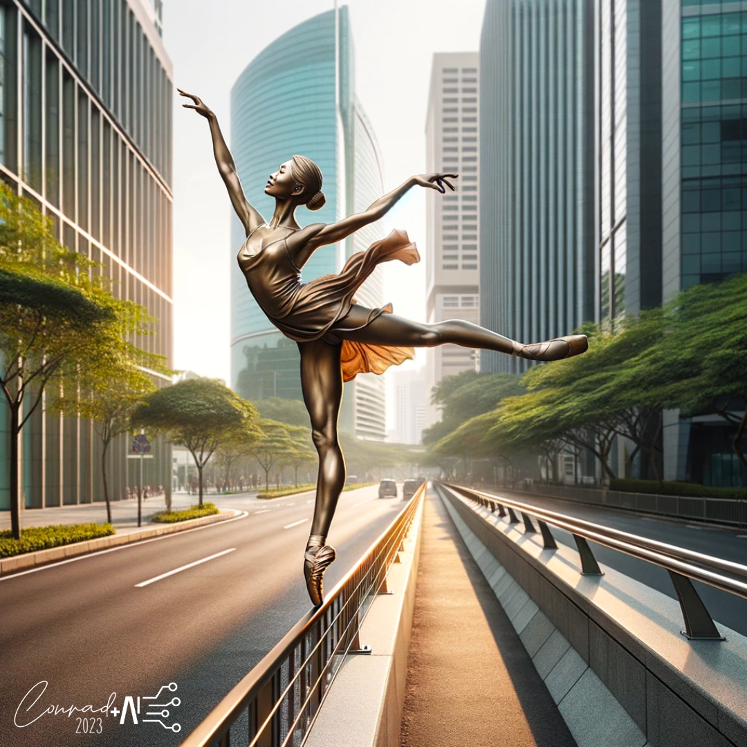 Conrad+AI Railings ballet dancer