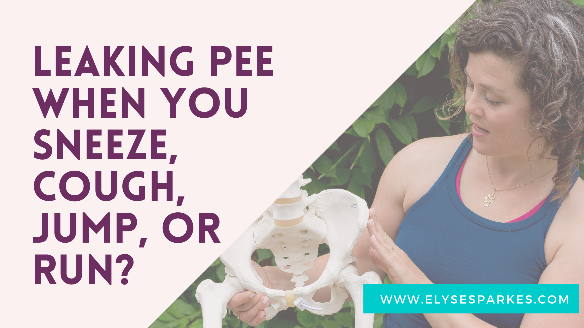 Leaking pee when you sneeze, cough, jump, or run...