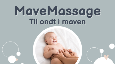 Card image 1600x780 - MaveMassage - Til Ondt i Maven BabyMassage - I SMå Lette Trin - App forside