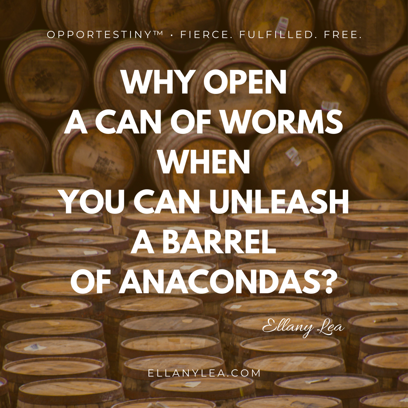 quote - barrel anacondas