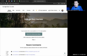 Orientation - find your own comments & replies in my course platform