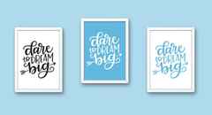 Card Image - Dare To Dream Big Posters