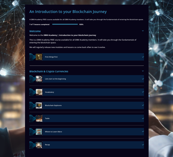 An Introduction to your Blockchain Journey