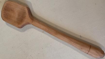 a wooden spoon