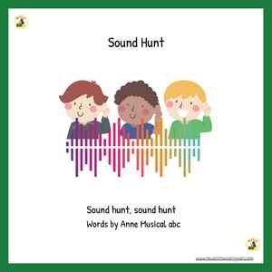 Green square Sound Hunt (Instagram Post)