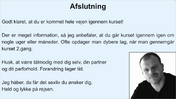 Sexlyst - afslutning