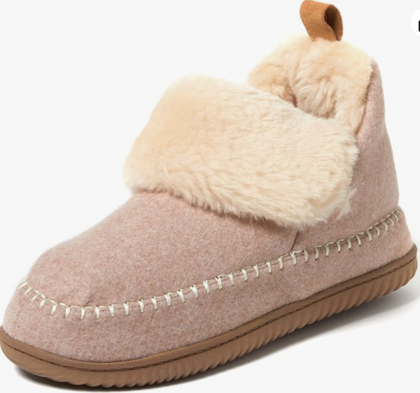 extra soft slippers with faux shearling lining