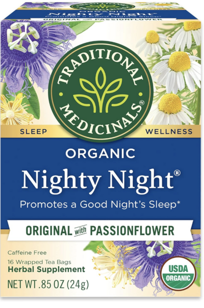 box of organic night night tea