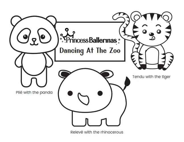 zoo coloring page image