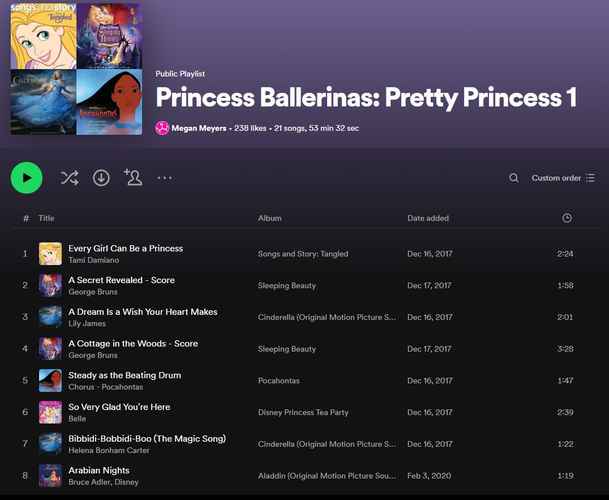Pretty Princess Playlist image